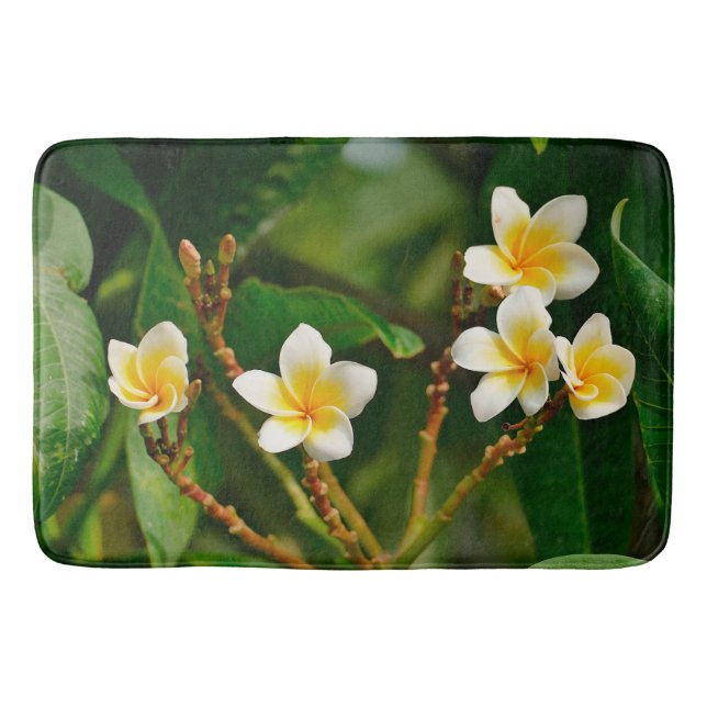 Yellow Frangipani Badematte (Vorderseite)