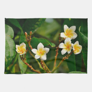 Yellow Frangipani Geschirrtuch