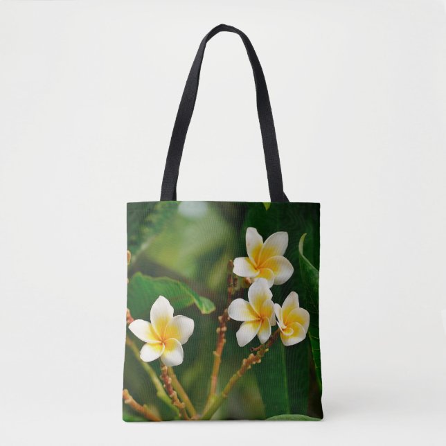 Yellow Frangipani Tasche (Vorderseite)