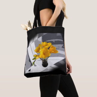Yellow freesia tasche