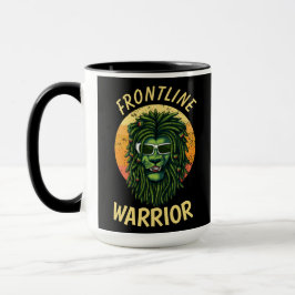 Yellow Frontline Warrior Tasse