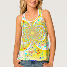 Yellow Funky Spiral