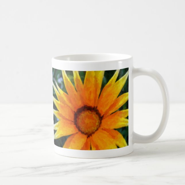 Yellow Gazania Kaffeetasse (Rechts)