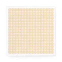 Yellow Gingham Napkin