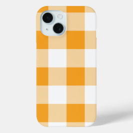Yellow Gingham Pattern Case-Mate iPhone Hülle