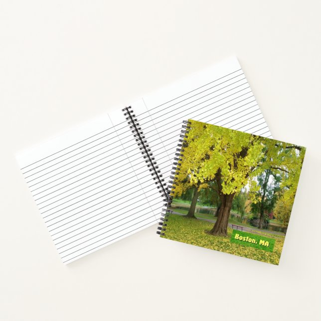 Yellow Gingko Tree Notizbuch (Innenseite)