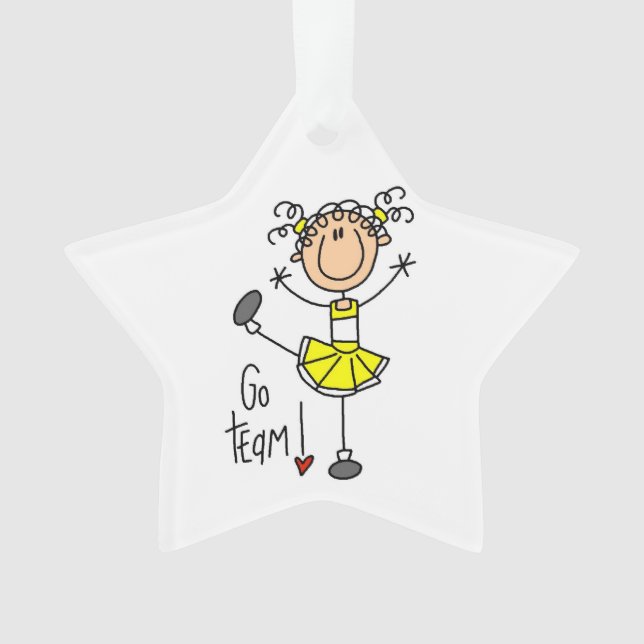 Yellow Go Team Pom-pom girl (devant)