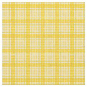 Yellow Gold Bright Gingham Kariert Tartan Stoff