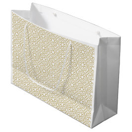 Yellow gold Geometric White Große Geschenktüte