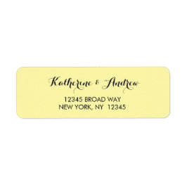 Yellow Gold Navy Blue Rücksendeadresse