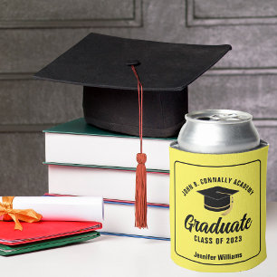 Yellow Graduate Custom Graduate Party Dosenkühler