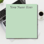 Yellow Green Einzigartig Personalisiert Teacher Ge Notizblock<br><div class="desc">Pastellgelb grün,  einfach,  einzigartig,  sauber Personalisierter Editor. Lässiger Handschriftentext. Notepad-Vorlage. Fügen Sie Ihren Vornamen,  Nachnamen,  Anfangsbuchstaben hinzu. Personalisieren Sie Ihre individuelle Verwendung. Klicken Sie auf die Schaltfläche "Anpassen",  um die Hintergrundfarbe,  die Schriftart-Stile und die Schriftart-Farbe zu ändern.</div>