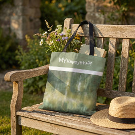 Yellow green modern abstract elegant pattern  tasche