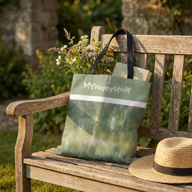 Yellow green modern abstract elegant pattern  tasche (Von Creator hochgeladen)