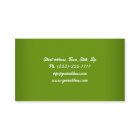 Yellow Green Nutritionist Fruchtherz-Karte