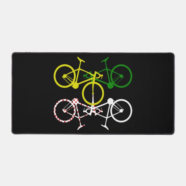 Yellow Green Polka-Dot Jerseys Schreibtischunterlage (Vorderseite)