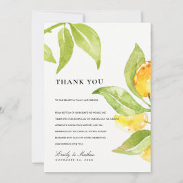 YELLOW GREEN WATERCOLOR FOLIAGE OLIVE DANK DANKESKARTE