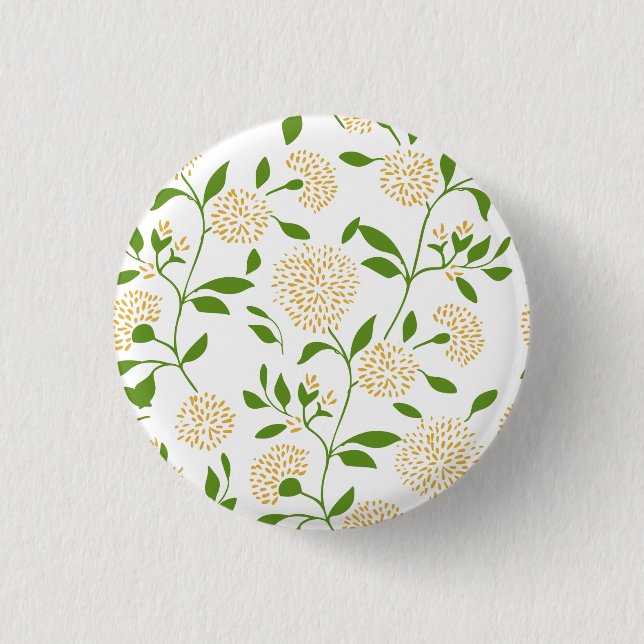 Yellow Greenery Dandelion Wildblume Garden Button (Vorderseite)