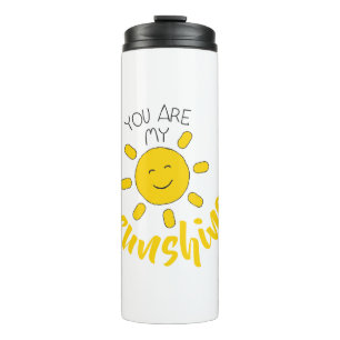Yellow Hand Drawn Sun Hello Sunshine Image Sun Art Thermosbecher
