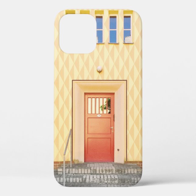 Yellow house illustration Case-Mate iPhone hülle (Rückseite)