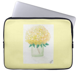 Yellow Hydrangea Laptopschutzhülle