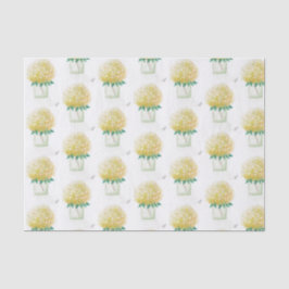 Yellow Hydrangea Seidenpapier