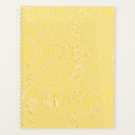 Yellow Ice Spiral Notebook Planer