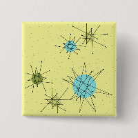 Yellow Iconic Atomic Sternexplosion Muster Tasche