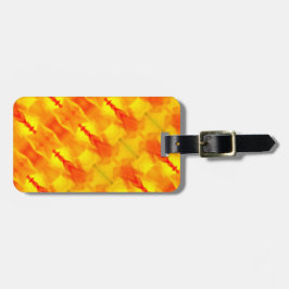 Yellow Ikat auch X Miami Gepäckanhänger