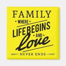 Yellow Inspiration Typografy Family Quote