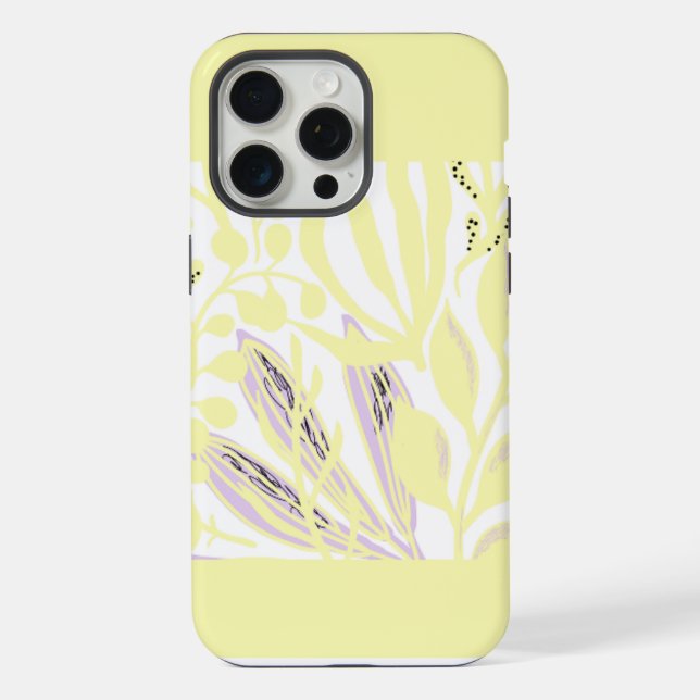 Yellow IPhone Case 15 Pro Max Hülle (Rückseite)