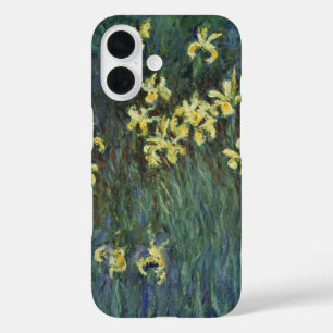 Yellow Irises von Claude Monet, Vintage Kunst iPhone 16 Hülle