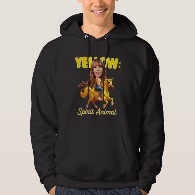 Yellow Is My Spirit Animal Hoodie (Vorderseite)