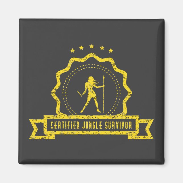 Yellow Jungle Siegel Magnet (Vorne)