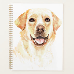 Yellow Lab Chien Chien Chien Aquarelle Labrador Re