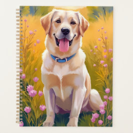 Yellow Lab Labrador Retriever Dog Painting Planer