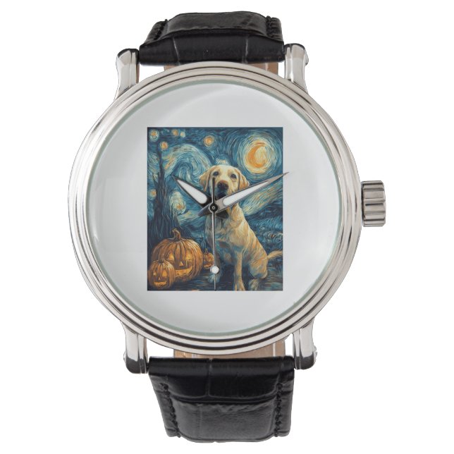 Yellow Labrador (2) Armbanduhr (Vorderseite)