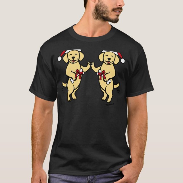 Yellow Labrador Friends Exchange T-Shirt (Vorderseite)