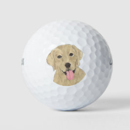 Yellow Labrador Golfball