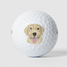 Yellow Labrador Golfball
