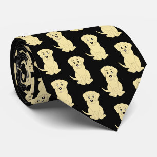 Yellow Labrador Hunddesign Krawatte