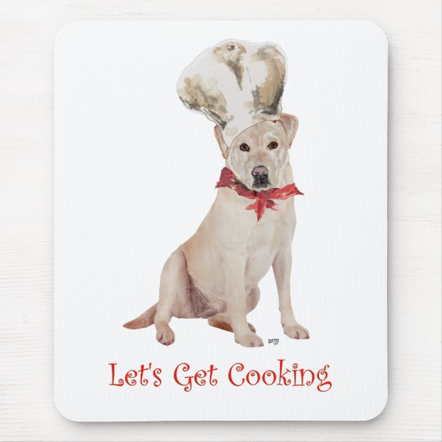 Yellow Labrador Mousepad (Vorne)