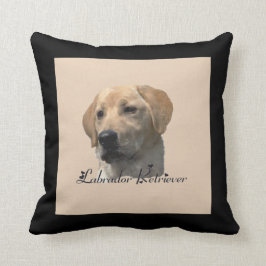 Yellow Labrador Retriever Art Geschenke Kissen