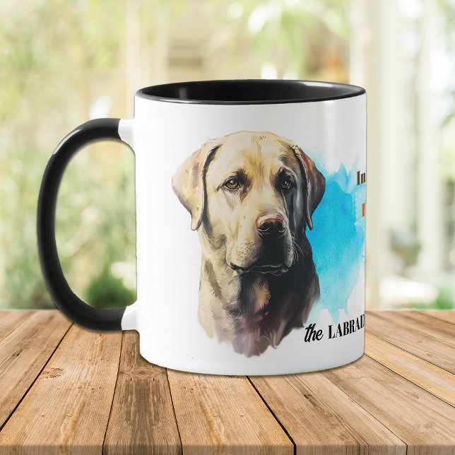 Yellow Labrador Retriever Dog Loyal Friend Tasse (Von Creator hochgeladen)