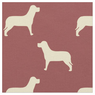 Yellow Labrador Retriever Dog Pattern Stoff
