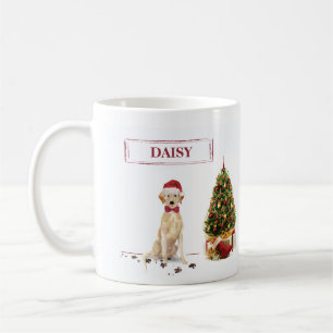 Yellow Labrador Retriever Funny Christmas Dog Kaffeetasse