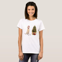 Yellow Labrador Retriever Funny Christmas Dog