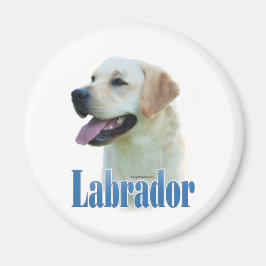 Yellow Labrador Retriever Name - Magnet