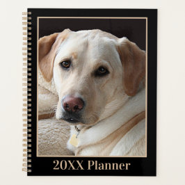 Yellow Labrador Retriever Planner Planer