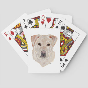 Yellow Labrador Retriever Spielkarten